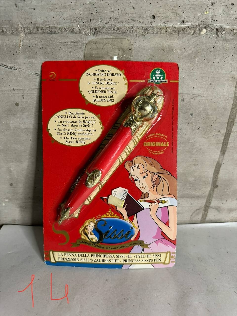 VINTAGE SABAN PRINCIPESSA SISSI SISSY PENNA   NUOVA IN BOX#NIB BZ