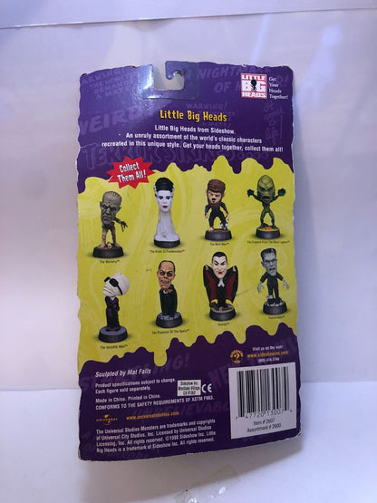 Sideshow Monsters Little Big Heads - The invisible Man - Figure - Sealed!