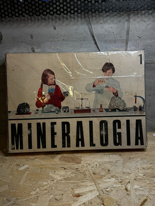 Vintage Anni 80 Mineralogia Set 1 Art. 701 Giocattoli Lanciano Milano 🇮🇹