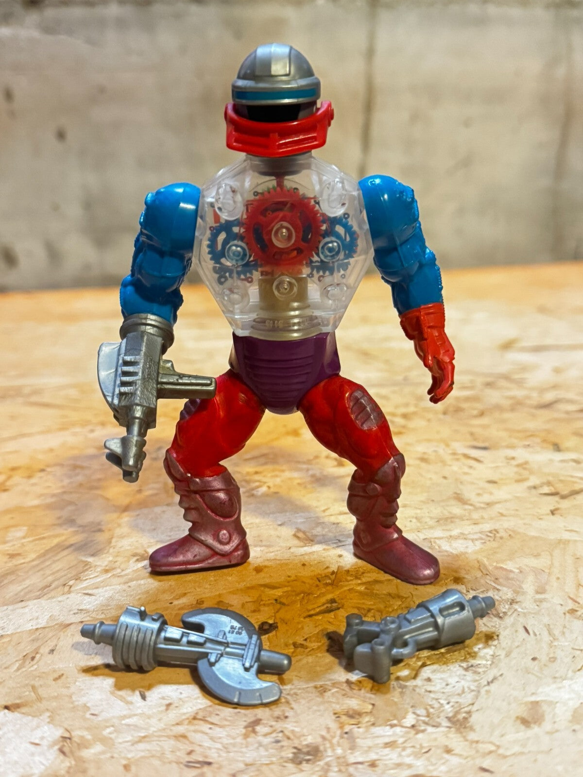 He-Man ROBOTO Action Figure MOTU Masters of the Universe Vintage anni 80