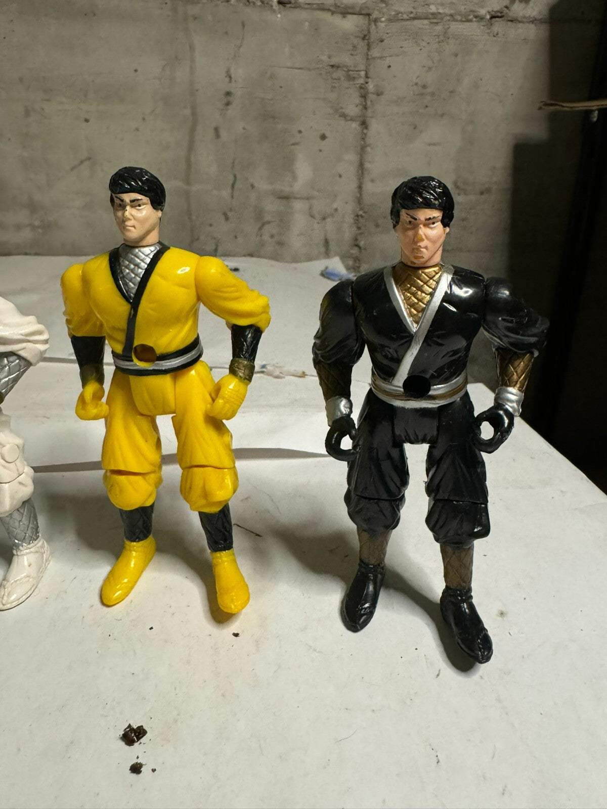Vintage Generazione Power Rangers Ninja Bianco Nero Giallo