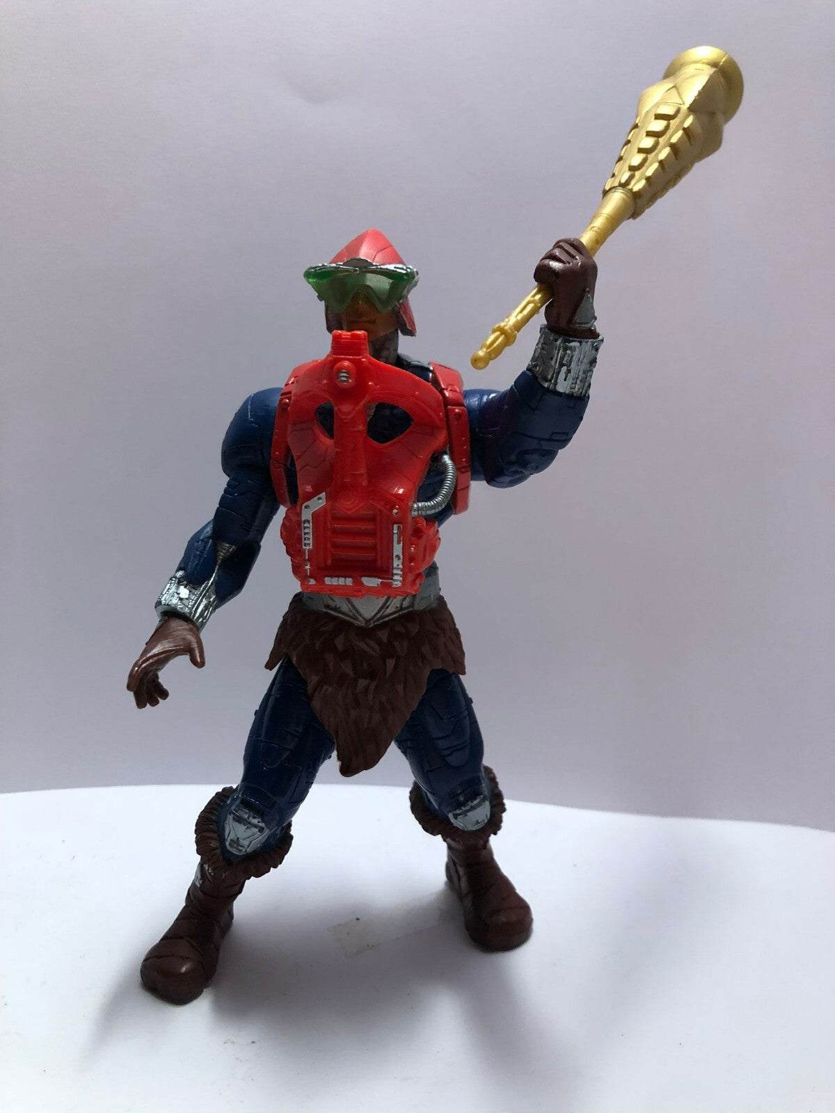 2002 SERIE moderno Motu He-Man Masters of the Universe Mekaneck Figure MOC CARD
