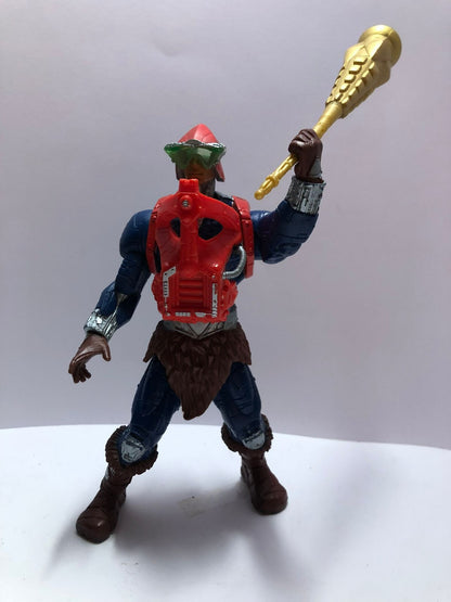 2002 SERIE moderno Motu He-Man Masters of the Universe Mekaneck Figure MOC CARD