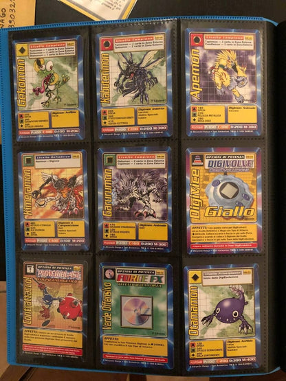 Carte Digimon Miste Vintage 1999 in italiano in buon condizioni