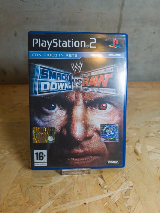 WWE SMACKDOWN VS RAW PS2 SONY PLAYSTATION 2 GIOCO Inglese