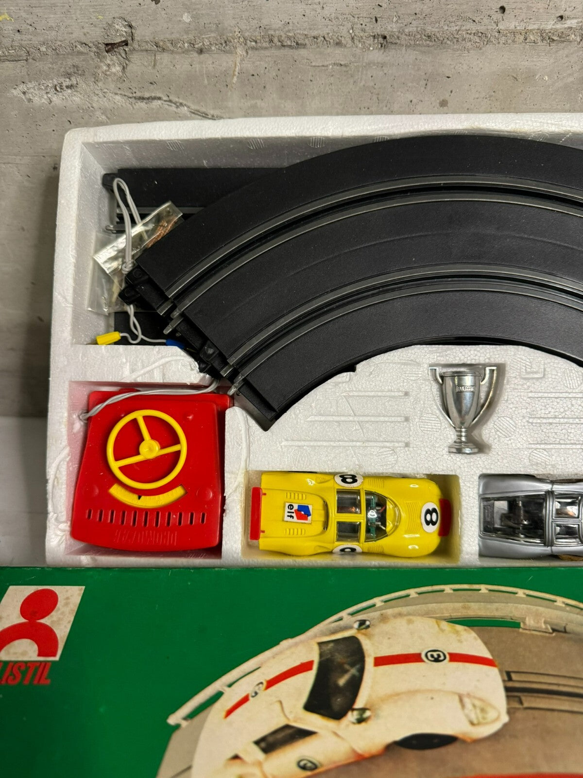 VINTAGE POLISTIL AUTOPISTA DROMO CAR 1:43 ELETTRICA D’EPOCA#NC