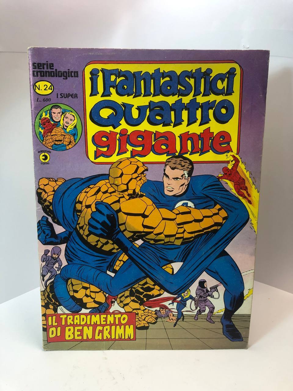 I fantastici quattro gigante ed. Corno lotto sette fumetti