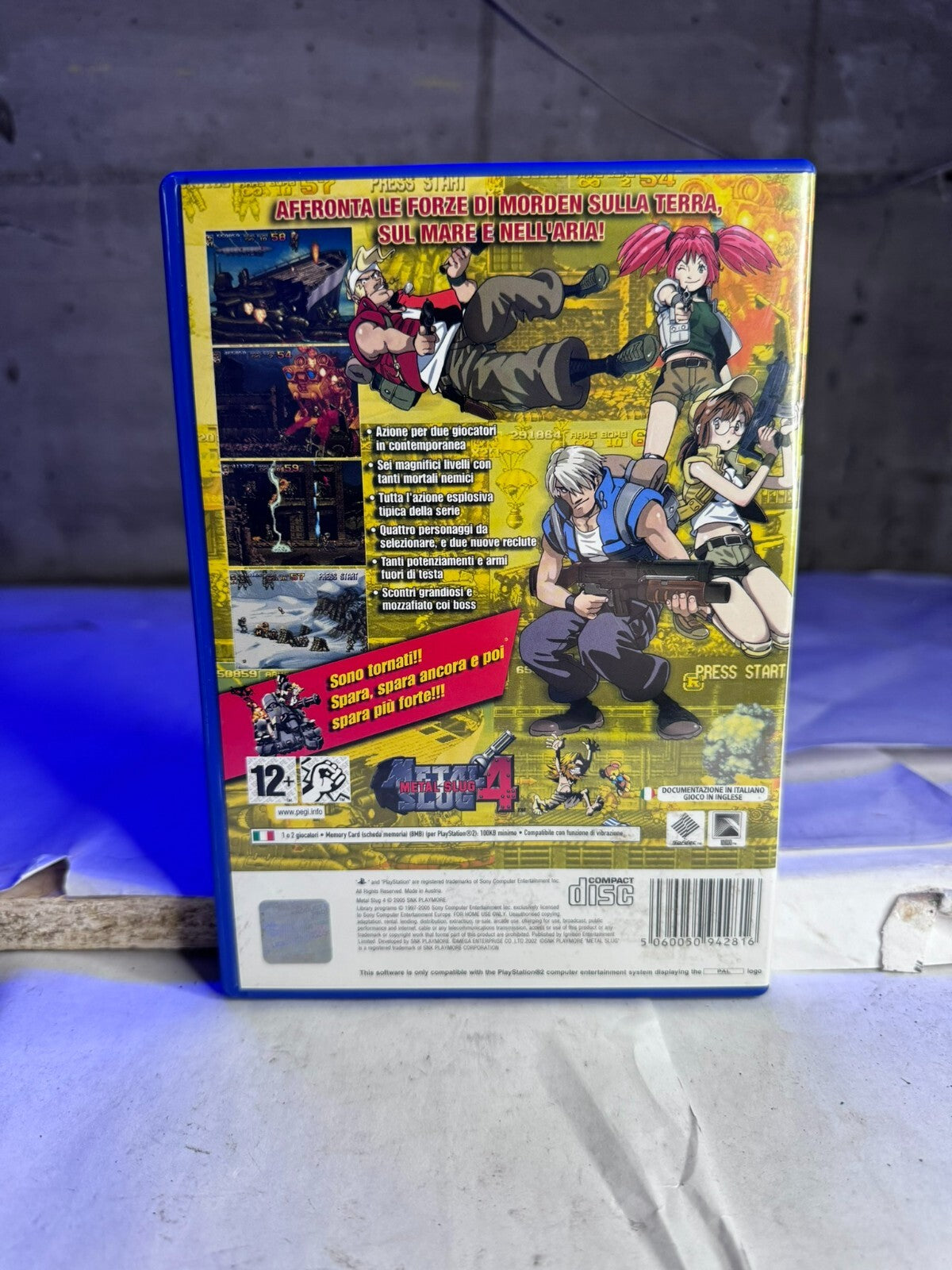 METAL SLUG 4 - PLAYSTATION 2 PS2 - PAL ITA #02