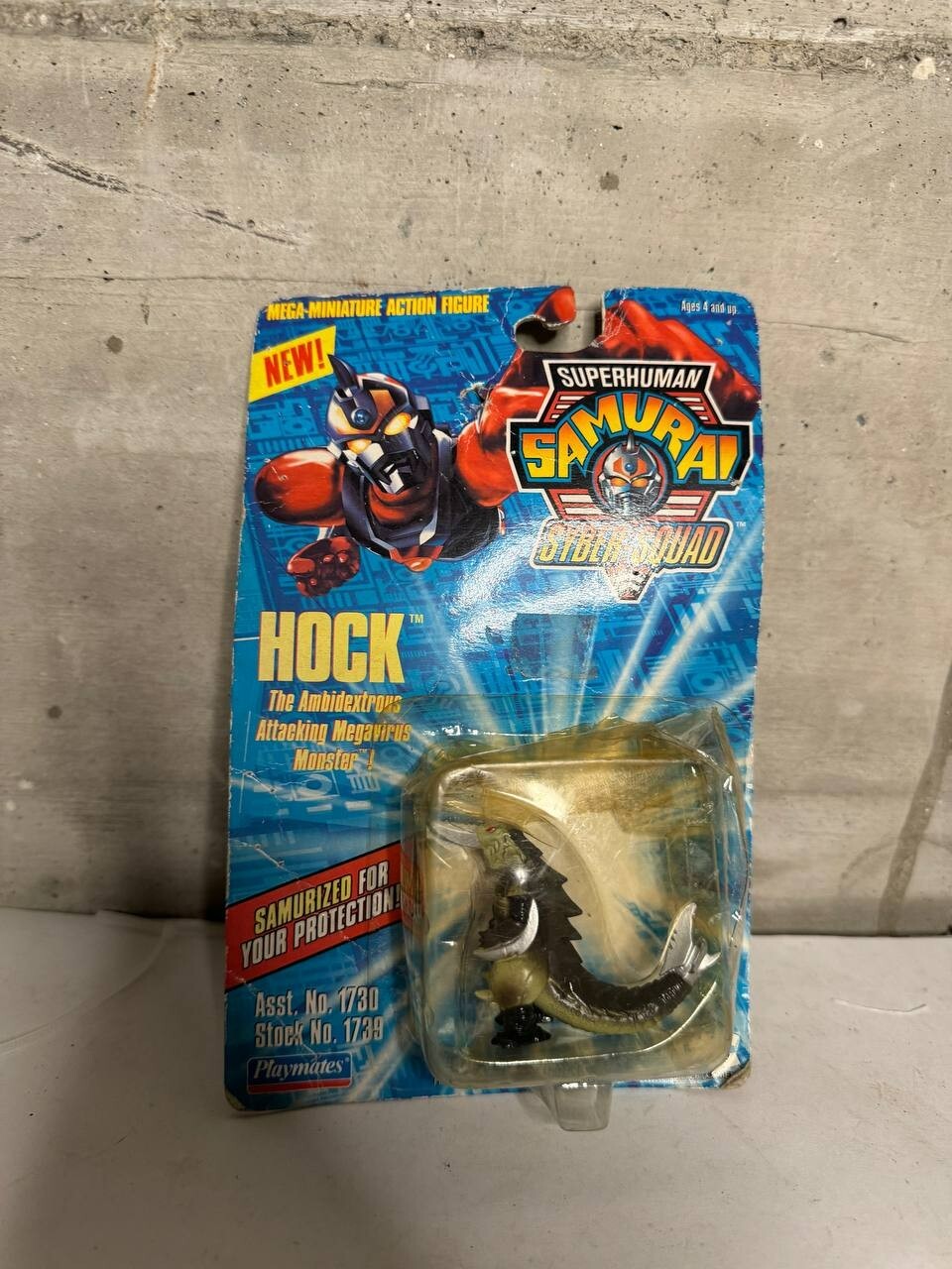 Superhuman SAMURAI Syber Squad HOCK – NUOVO Playmates 1994