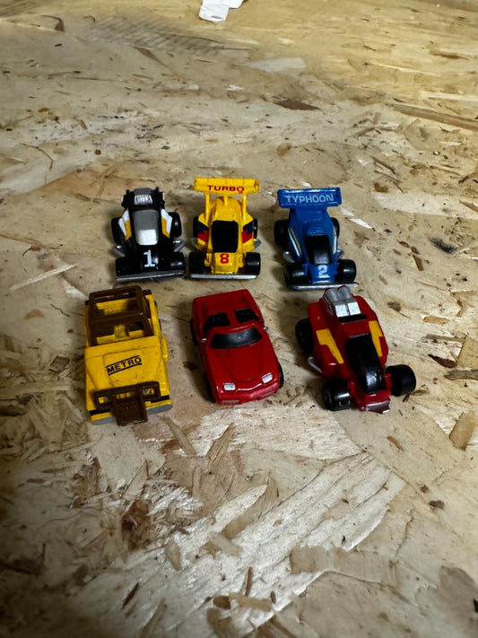 Micro Machines Funrise 1980 sei pezzi