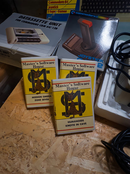 Commodore C64 Video Supergame 64 (Computer + 3 Giochi) + Datassette unit