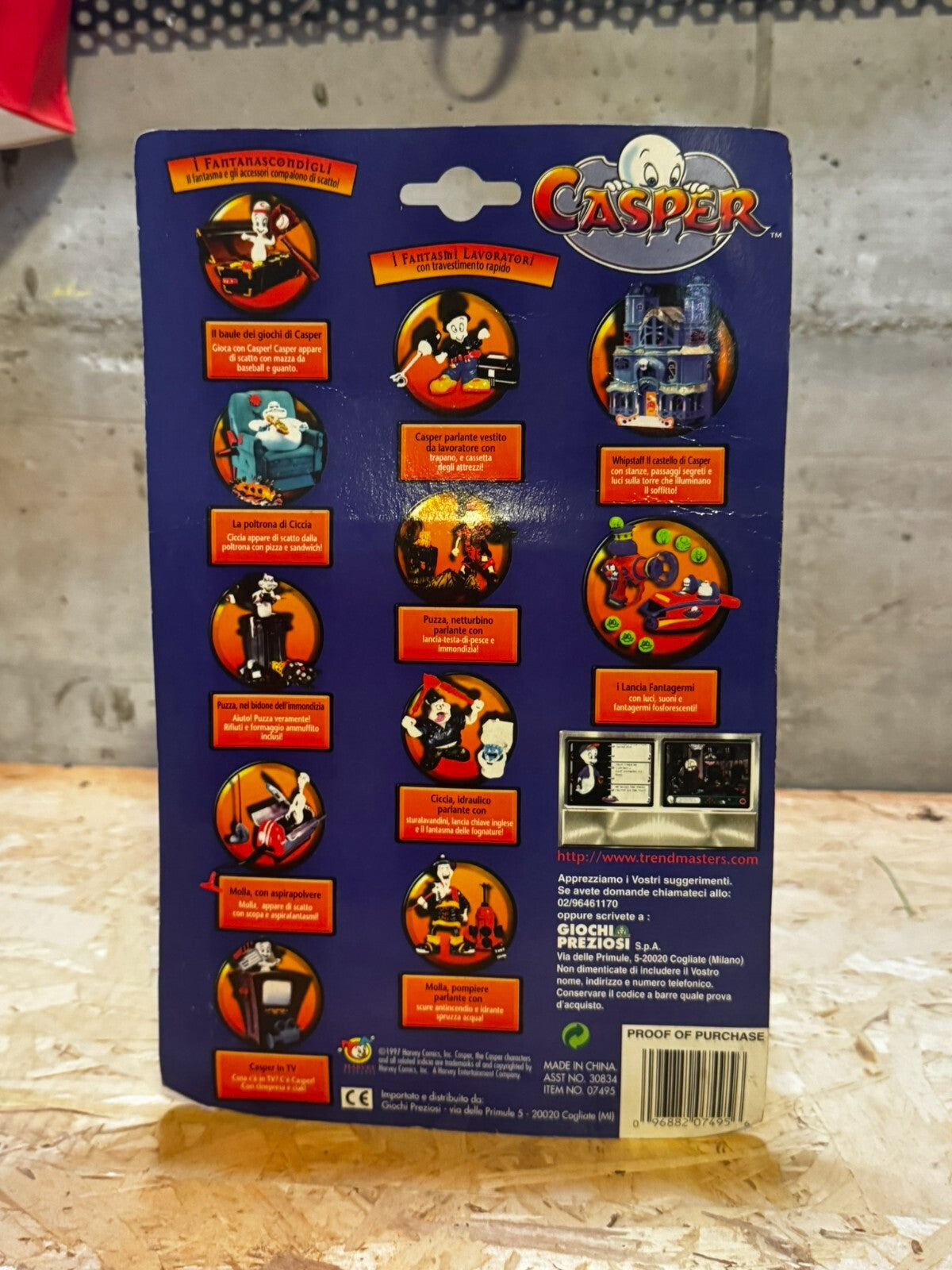 Trendmasters 1997 Casper's Hide & Seek Friends Fatso\la poltrona di ciccia