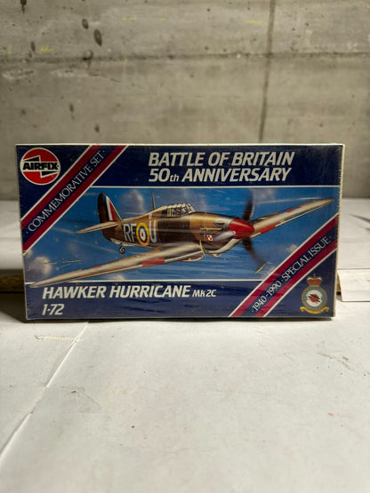 SCATOLA PELLICOLA SIGILLATA KIT MODELLO AIRFIX 1:72 HAWKER HURRICANE MK.2C 50° A