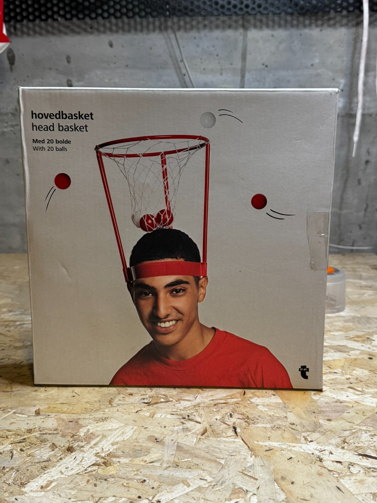 TIGER Testa Cestino Gioco Palla, Attività Casa/Ufficio Giochi Bambini Adulti Gio