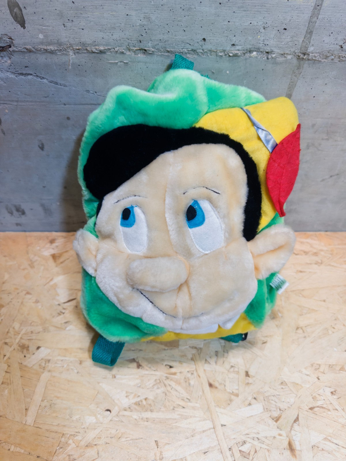 zaino pinocchio peluche