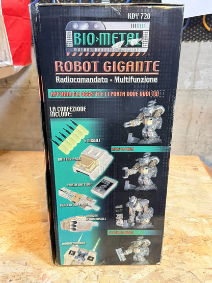 BIO- METAL GIANT ROBOT RC RADIO CONTROLLED MOD KDY 720 radiocomandato nuovo