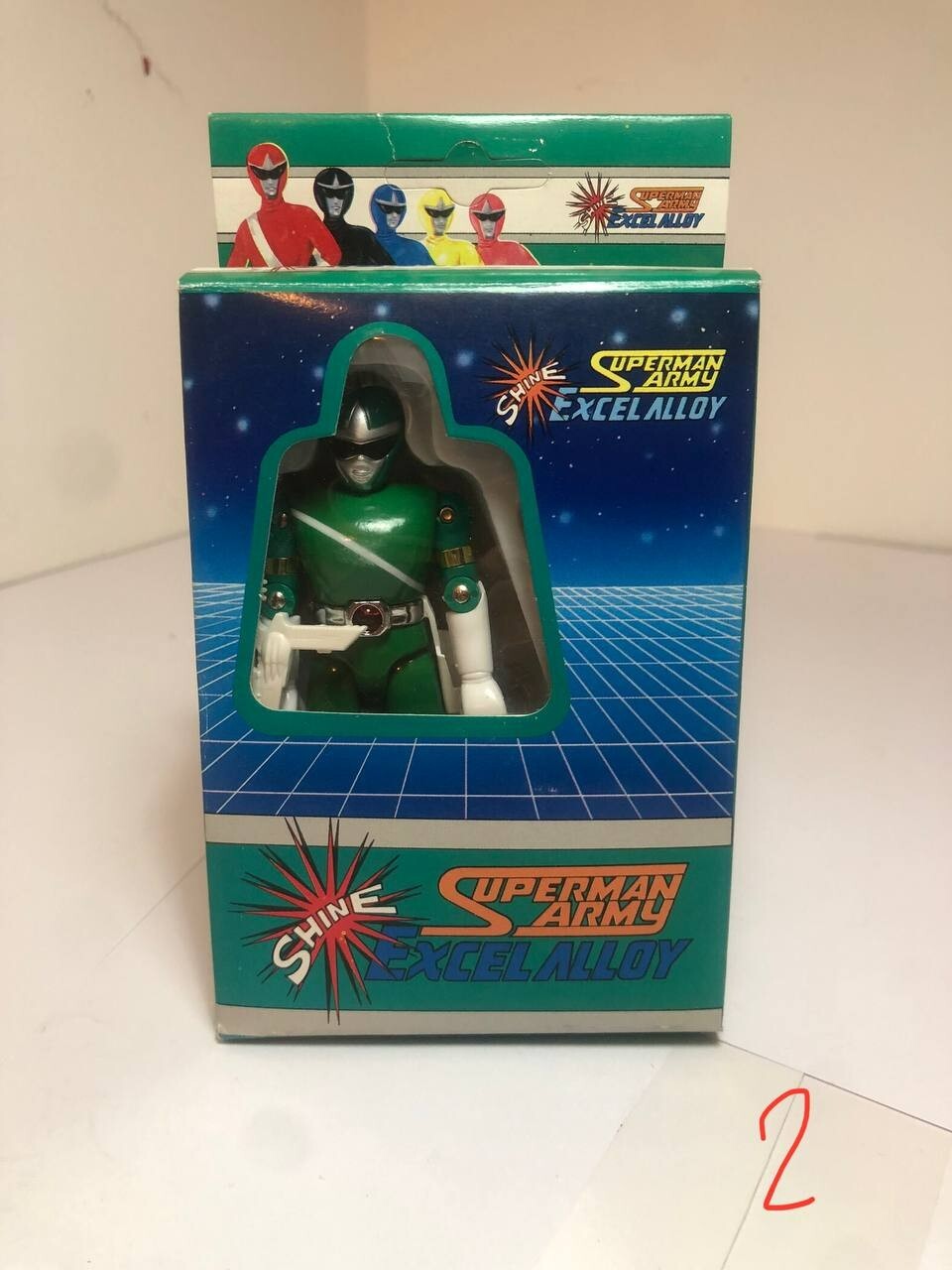 Shine Superman Army Excel Alloy Figure Green Bootleg Power Rangers