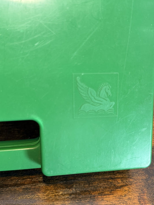 Valigetta in plastica verde vintage Pegaso - foto 2