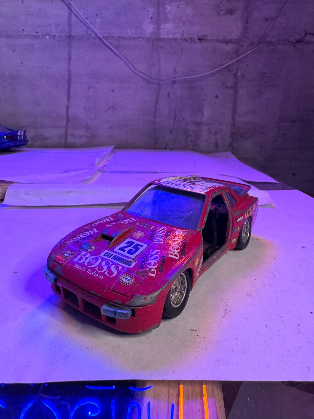Burago Porsche 924 Turbo Scala 1/24 Rossa