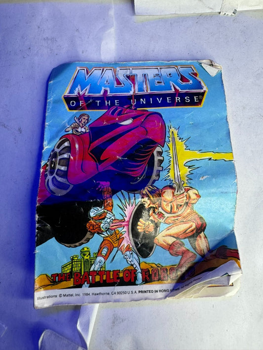 Mini fumetto Master of universe in inglese con segni usura
