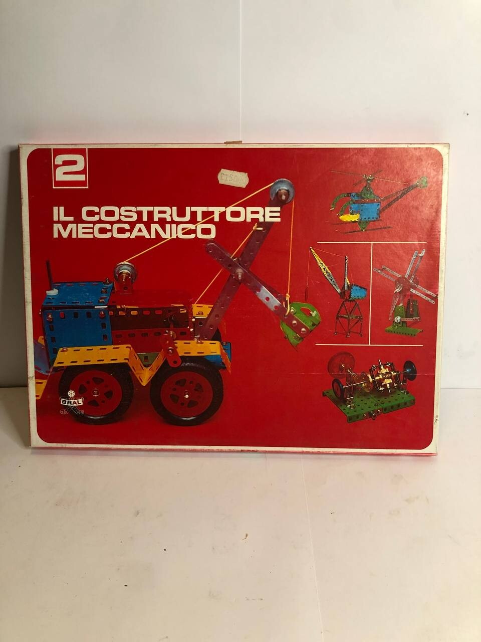 VINTAGE 70s# BRAL SET IL COSTRUTTORE MECCANICO 2#NUOVO SIGILLATO [15]