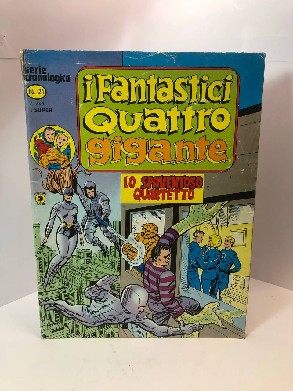I fantastici quattro gigante ed. Corno lotto sette fumetti