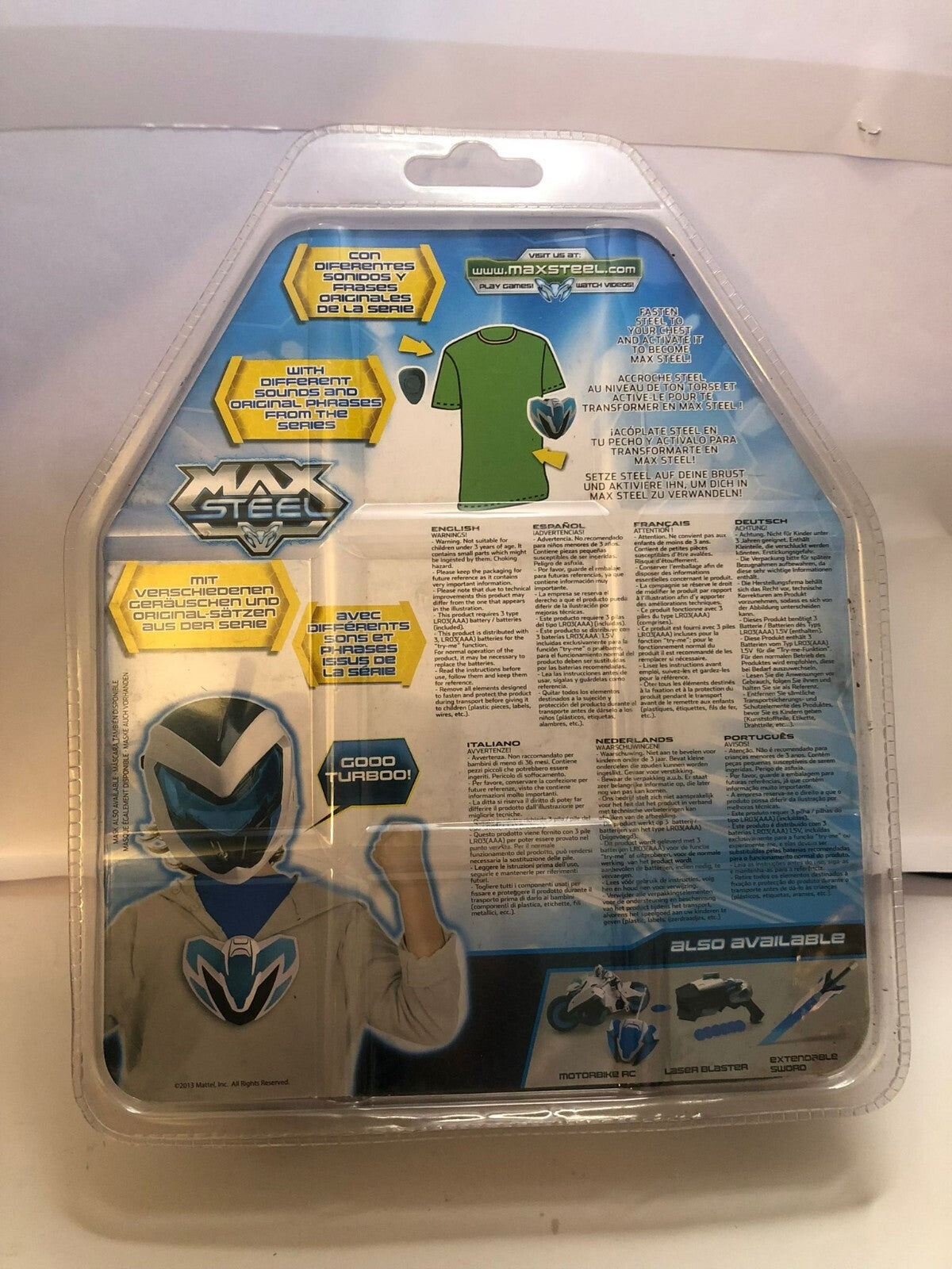 Max Steel Corza Luzsonido Turbosteel