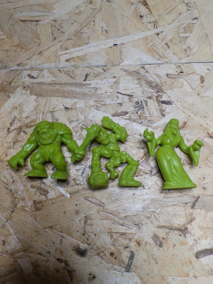 Monster in my pocket Verde Oliva Ogre - skeleton - vampiress
