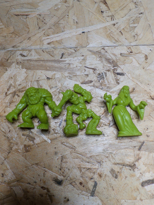 Monster in my pocket Verde Oliva Ogre - skeleton - vampiress