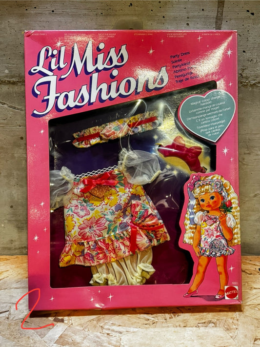 LIL MISS FASHIONS DRESS MATTEL NEW  VINTAGE ANNI ‘80!!!!!set 3