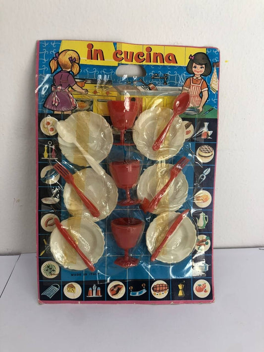 In cucina giocattoli\miniature piatti e stoviglie made italy