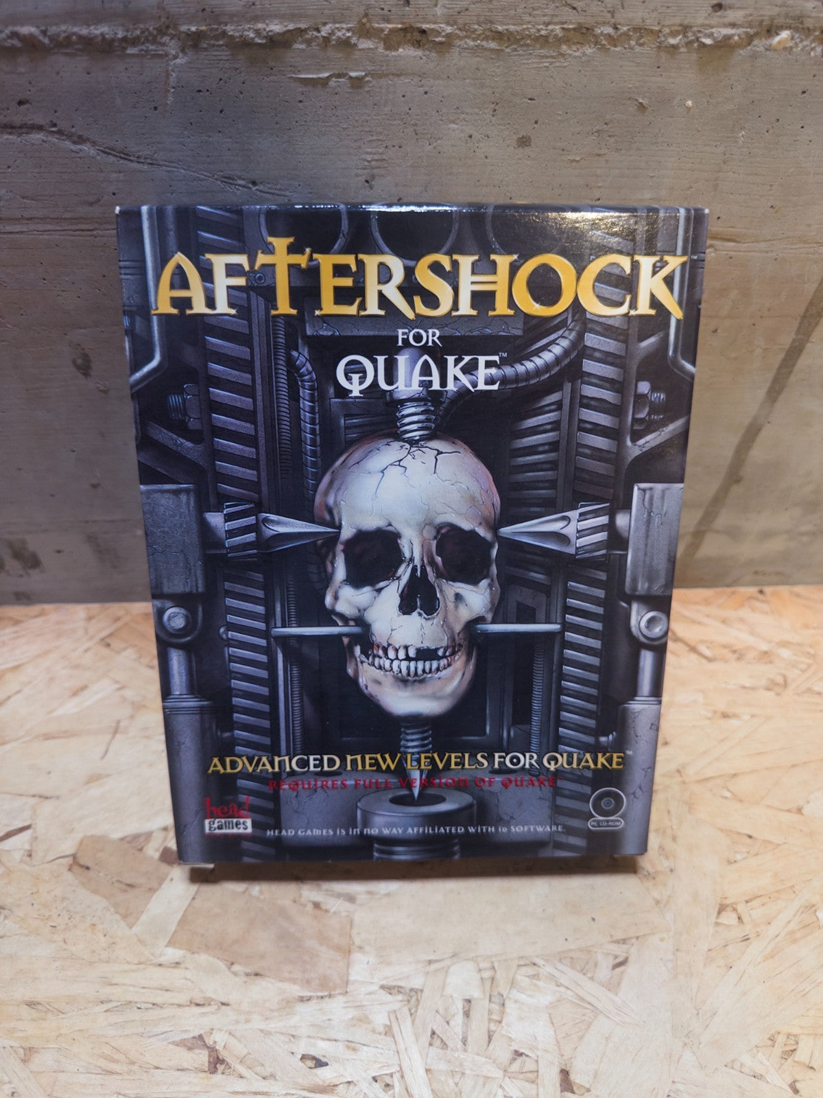 Custodia gioco Aftershock per Quake PC CD Rom Big Box Edition