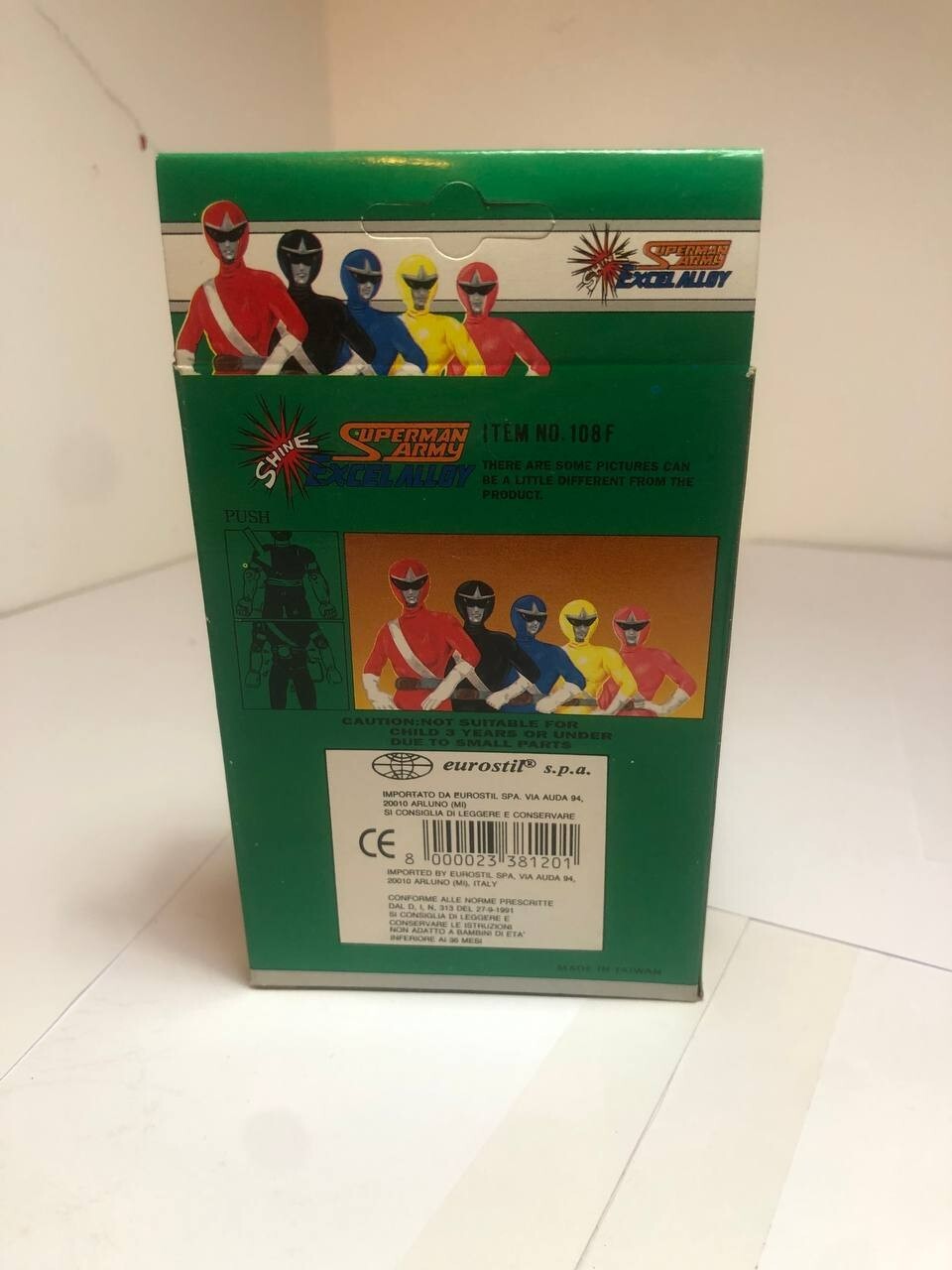 Shine Superman Army Excel Alloy Figure Green Bootleg Power Rangers