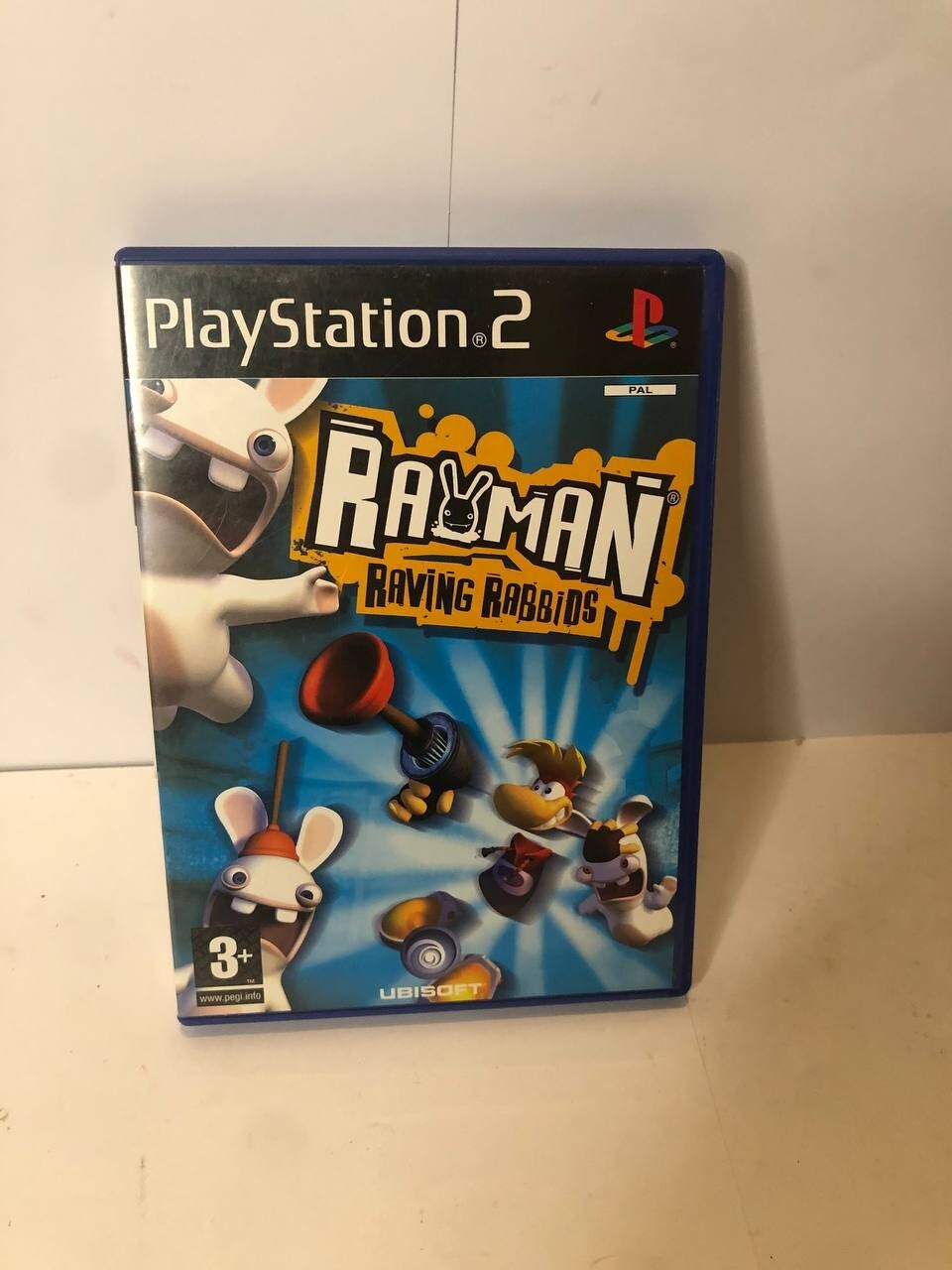 RAYMAN RAVING RABBIDS PS2 PLAYSTATION 2 GIOCO USATO  Italiano