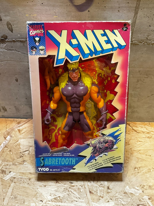 X-MEN Marvel Toy Biz (Tyco ) 1993 deluxe Action Figure   Sabretooth 10 inch