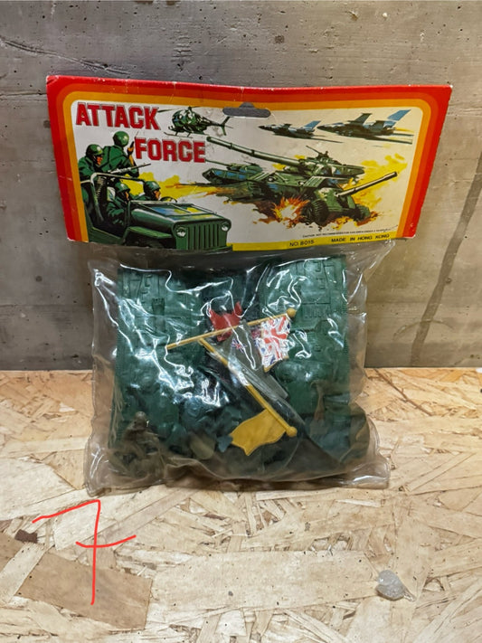 Attack Force Soldatini made hong kong vintage esercito inglese