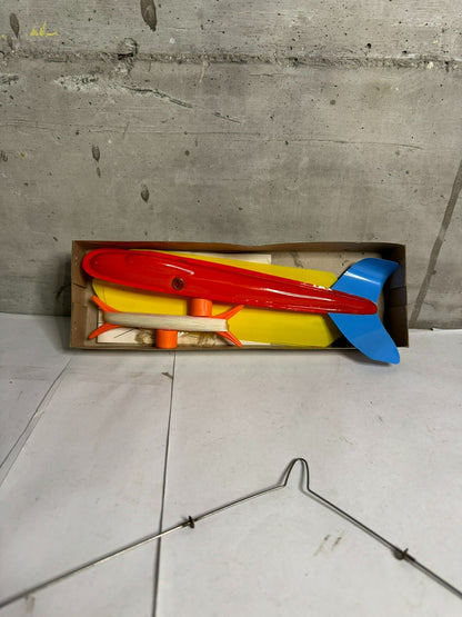 BOX AEREO DA MONTARE TURBO PLANE SKY FLYER IN PLASTICA 1970' BABET