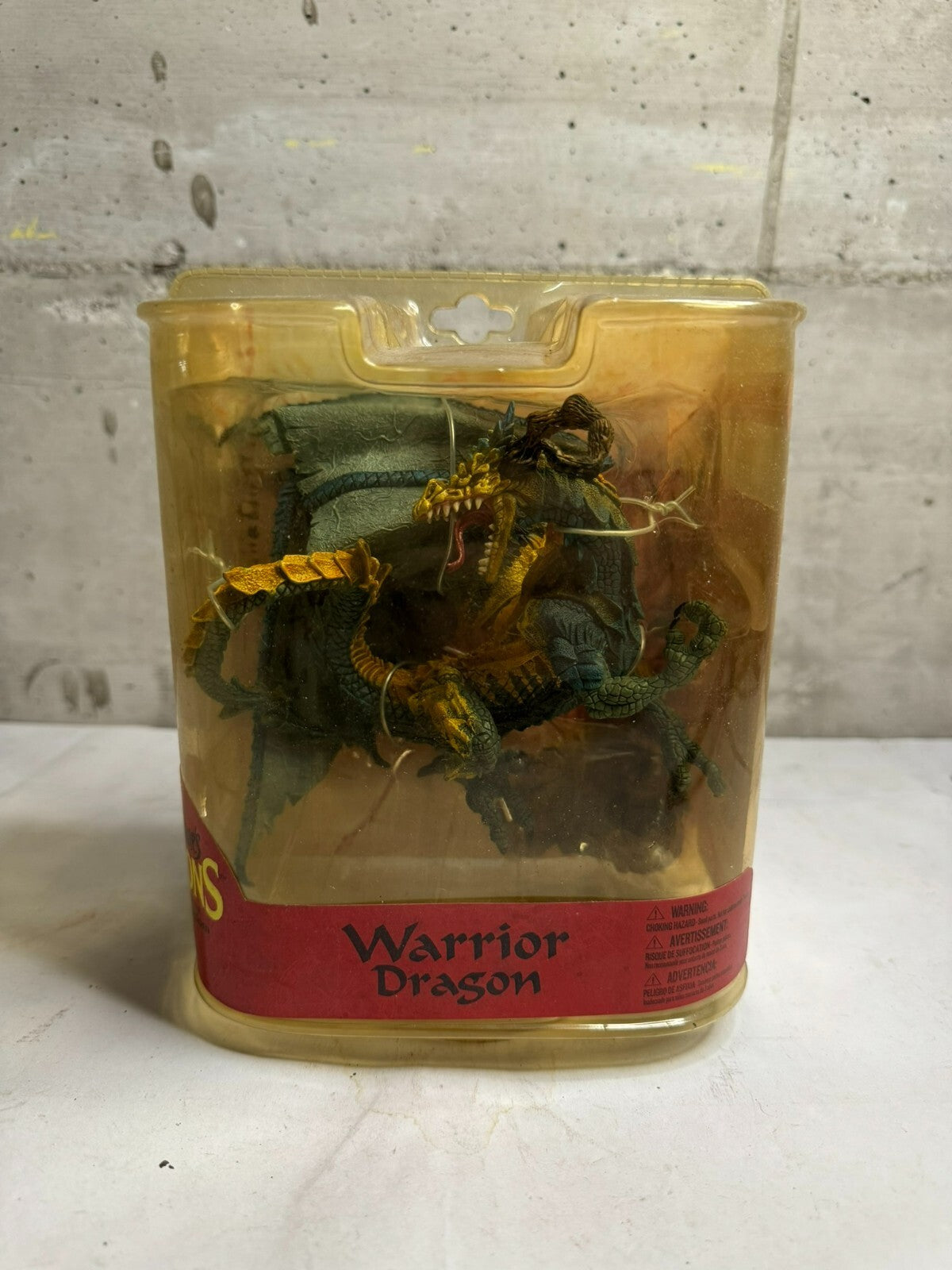 McFarlane Toys Dragons WARRIOR DRAGON IMBALLO ORIGINALE 2017