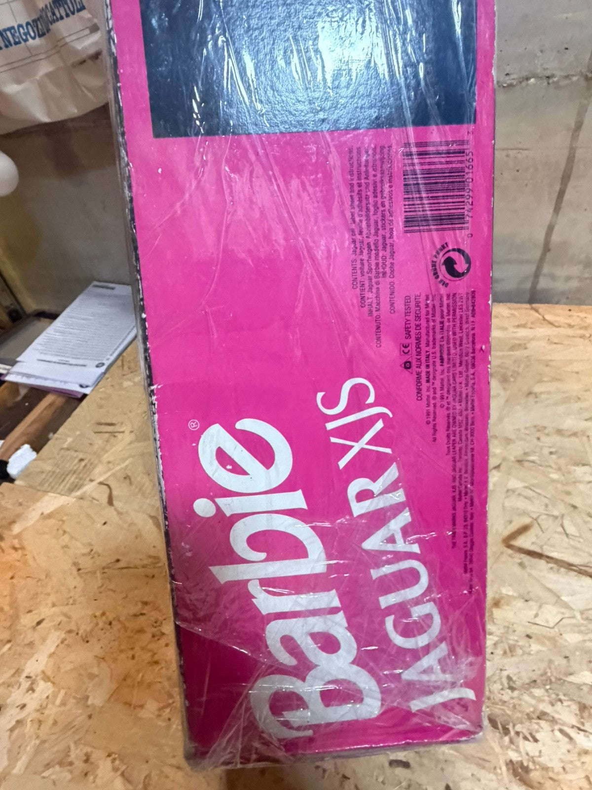 Barbie Jaguar XJS Cabrio Vintage 1994 Abbagliante Rosa -Mattel- SIGIL
