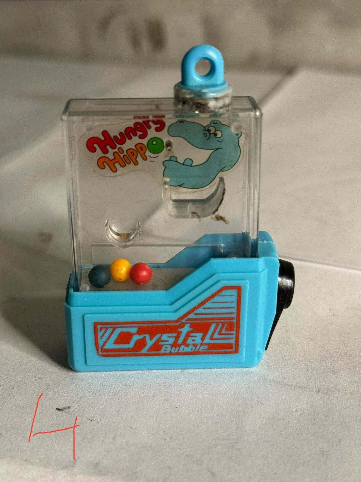 VINTAGE FANTASTIKO FILL N PLAY MINI WATER GAME BUBBLE CRYSTAL hungry hippo