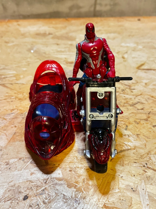 SPIDERMAN SIDECAR BIKE MARVEL 1998