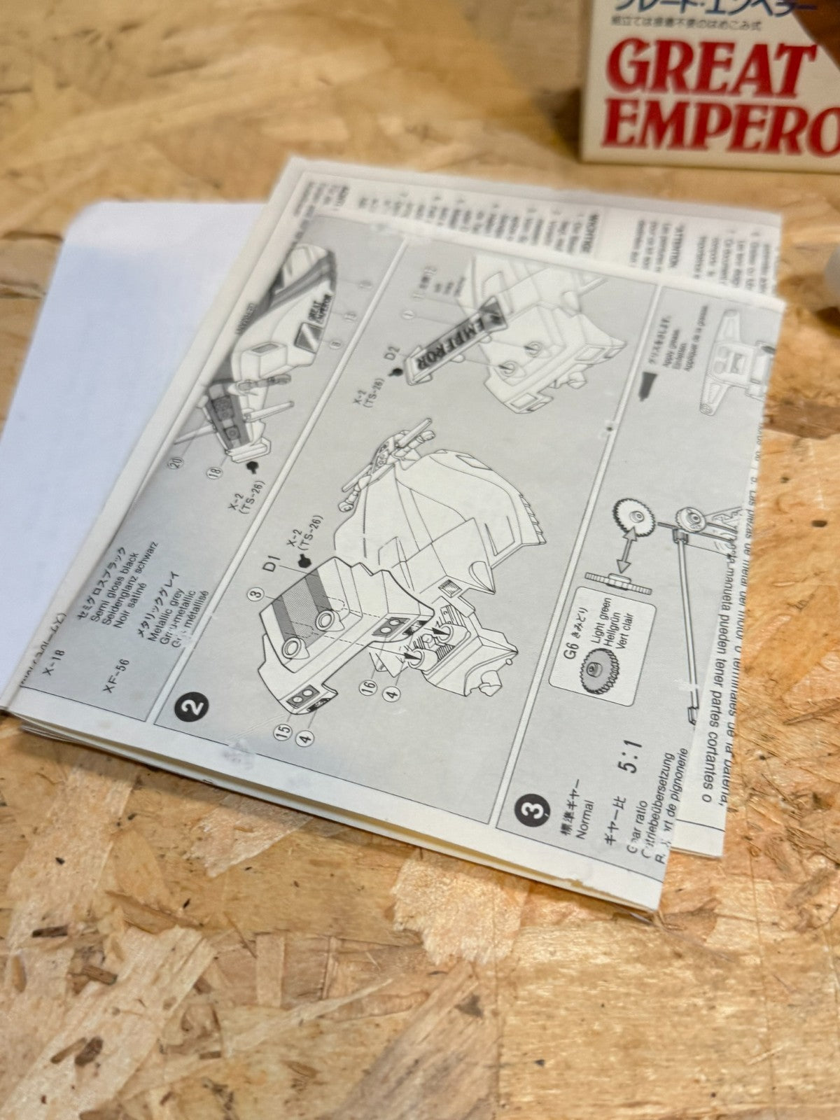 TAMIYA VINTAGE MINI 4WD DASH 001 GREAT EMPEROR - ITEM 18036