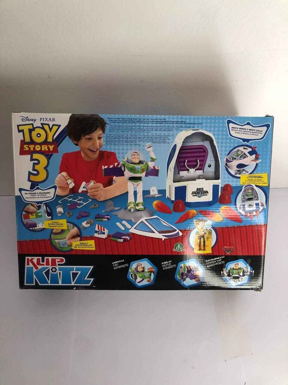 Toy Story 3 Buzz Lightyear & spaceship/navicella model kit boxed Giochi Preziosi