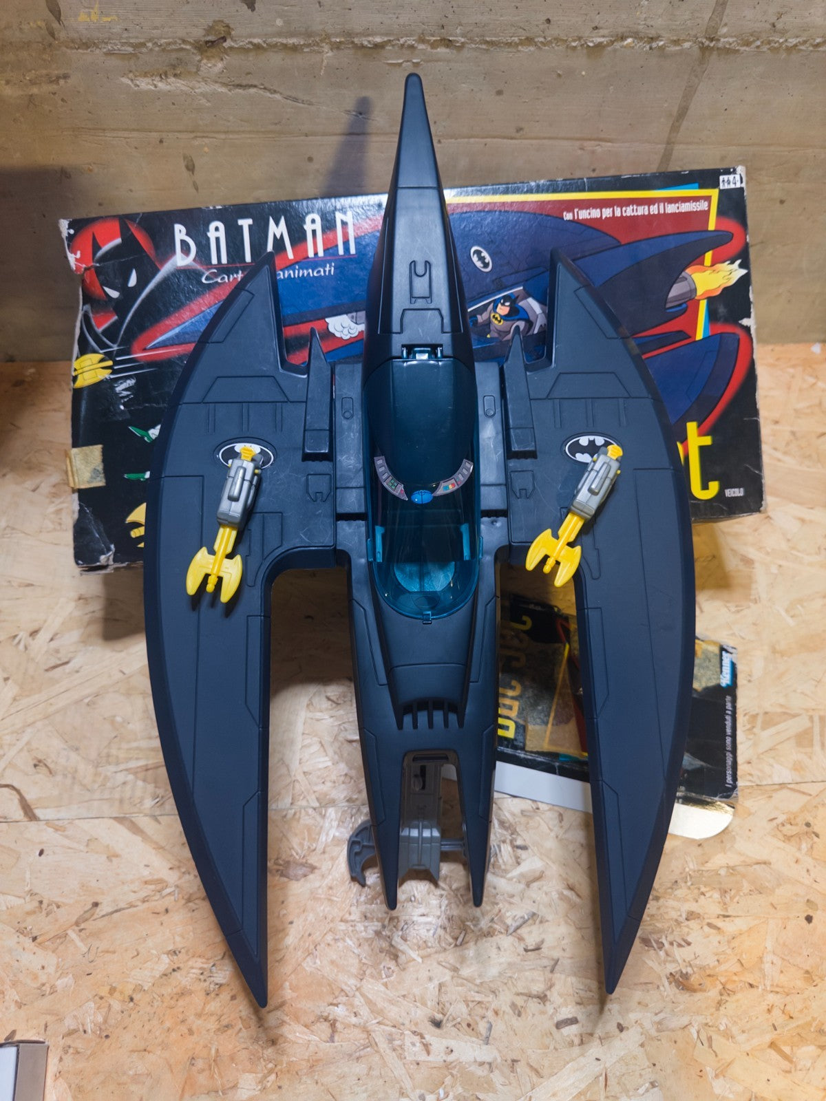 Bat-Jet Batman kenner Con box italiana rotta Completo