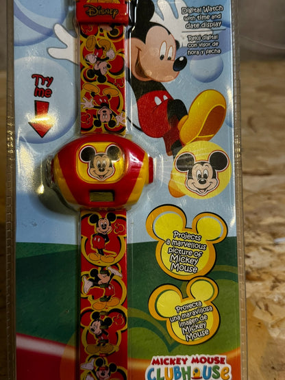 DISNEY MICKEY CLUB HOUSE PROJECTOR DIGITAL WATCH TOPOLINO  mickey MOUSE