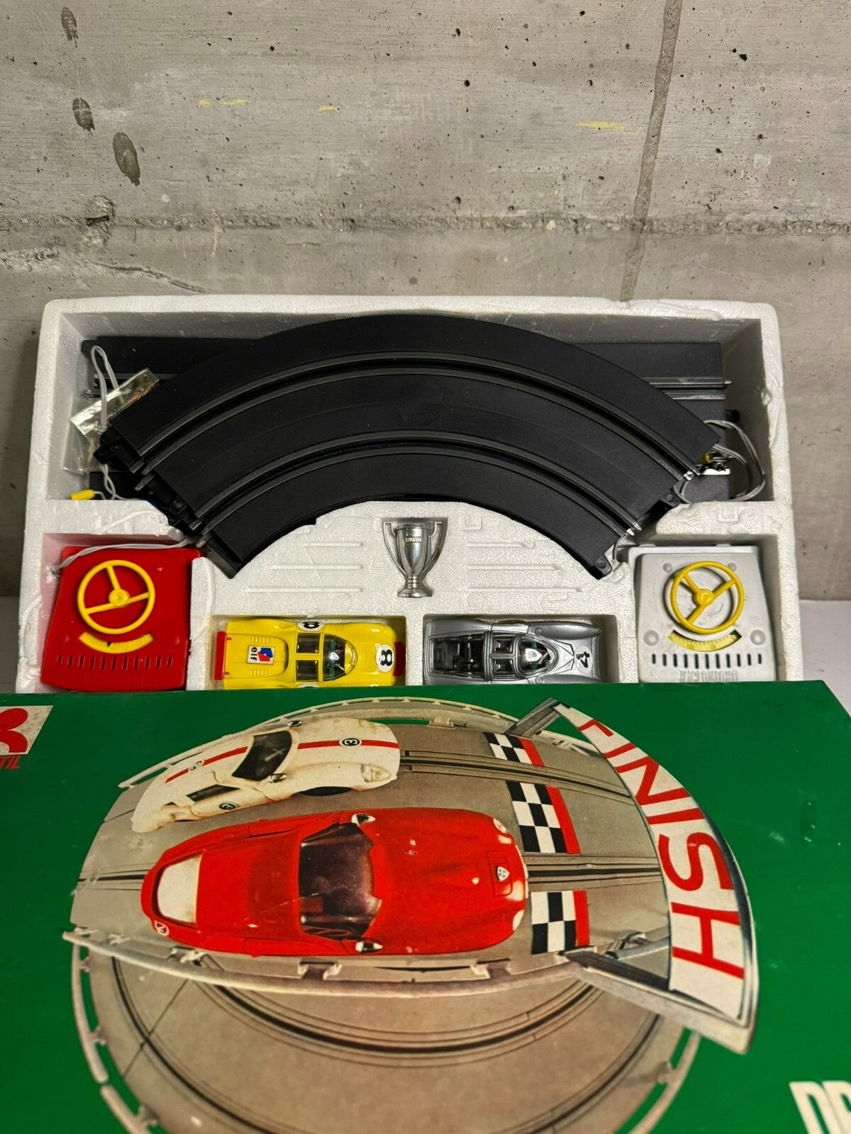 VINTAGE POLISTIL AUTOPISTA DROMO CAR 1:43 ELETTRICA D’EPOCA#NC