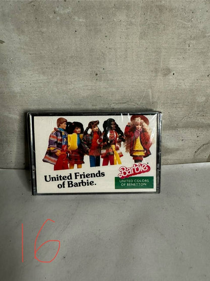 Cassetta MC UNITED FRIENDS OF BARBIE Mattel BENETTON VINTAGE 1991 Originale