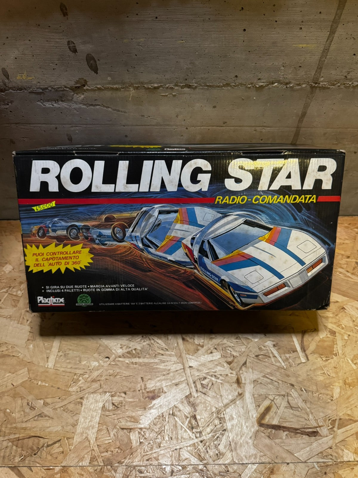 ULTRA RARA 1987 GIOCHI PREZIOSI ROLLING STAR RACING TURBO RADIOCOMANDO AUTO NUOV