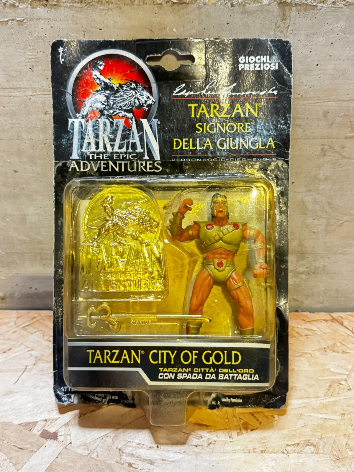 Tarzan signore della giungla Tarzan city of Gold Giochi preziosi Action figure