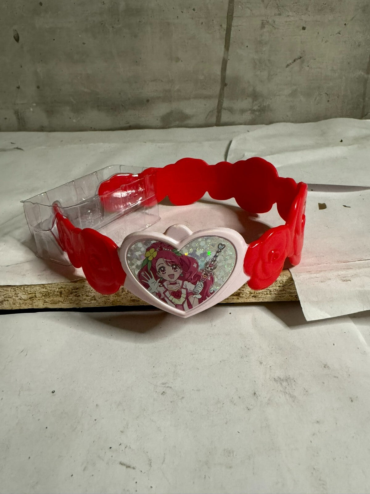 Fascia per capelli con fiori PreCure Cure Grace inutilizzata☆Mac Happy meal